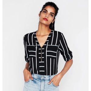 Striped 2 pocket Chelsea Popover